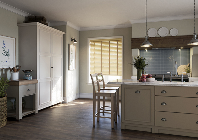 Ecowood Deluxe, Golden Oak Fine Grain - Motorised Venetian Blind - Image 6